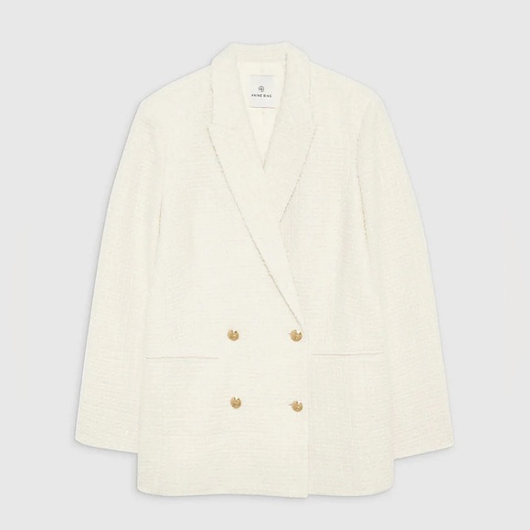 Anine Bing Boucle Jasmine Blazer Size Small - Picture 8 of 12